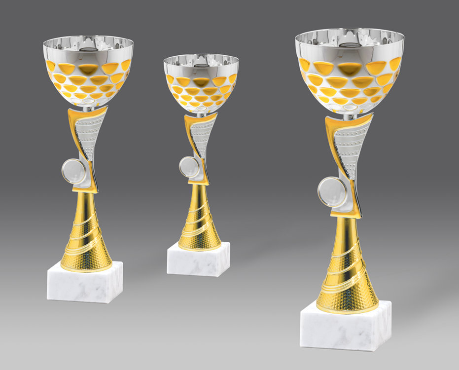 Puchar G26423 3, &oslash;8, h.27 puchary statuetki medale